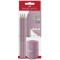 FABER-CASTELL Kit Crayon graphite GRIP 2001, rose shadow