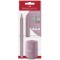 FABER-CASTELL Kit Crayon graphite Jumbo GRIP, rose, carte