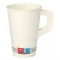 PAPSTAR Gobelet en carton avec poignée, 0,2 l, blanc
