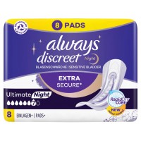 always discreet Serviette pour fuites urinaires nuit