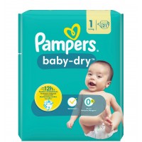 Pampers Couches baby-dry taille 6 Extra Large, 13-18 kg