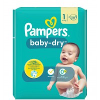Pampers Couches baby-dry taille 8 Extra Large, 17+ kg