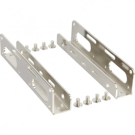 Rails de montage HDD/SSD, InLine®, 2,5"-3,5", seulement cadre et vis