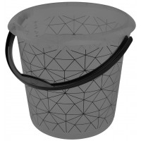 keeeper Seau déco ilvie 'polygon', rond, 10 litres