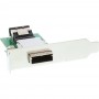 Support adaptateur InLine® SAS Low Profile externe SFF-8088 à SFF-8087 interne