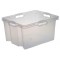 keeeper Boîte de rangement 'franz', 24 litres, crystal-grey