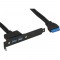 InLine® Slot Bracket 2x USB 3.0 Une prise femelle à la carte mère interne 0,5m