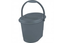 keeeper Seau à déchets bio elsa, 13 litres, eco-grey