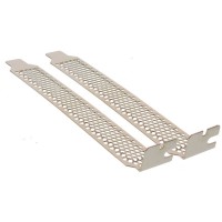 Support de couvercle de fente InLine® PCI / PCI-E perforé 2pcs. Ensemble