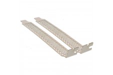 Support de couvercle de fente InLine® PCI / PCI-E perforé 2pcs. Ensemble