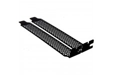 Support de couvercle de fente InLine® PCI / PCI-E perforé 2pcs. Mis en noir