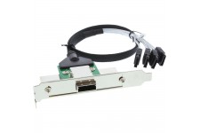 Support de connecteur d’adaptateur SAS InLine® avec câble ext. SFF-8088 à int. 4x SATA 0.5m