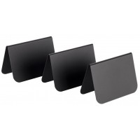 APS Présentoir de table, 75 x 35 x 50 mm, set de 10, noir