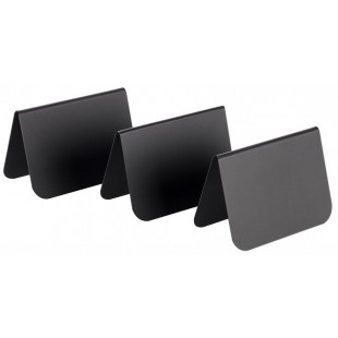 APS Présentoir de table, 75 x 35 x 50 mm, set de 10, noir