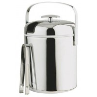 APS Seau à glaçons, en acier inoxydable, 1,3 litre