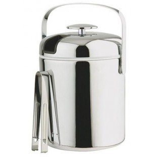 APS Seau à glaçons, en acier inoxydable, 1,3 litre
