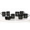 Lot de 4 : Ritzenhoff & Breker Kaffeebecher 'SVART', 390 ml