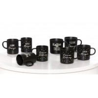 Lot de 4 : Ritzenhoff & Breker Kaffeebecher 'SVART', 390 ml