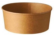PAPSTAR Bol à salade 'pure', rond, 750 ml, brun