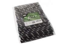 PAPSTAR Paille en papier 'pure', 150 mm, noir / blanc
