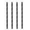PAPSTAR Paille en papier 'pure', 150 mm, noir / blanc