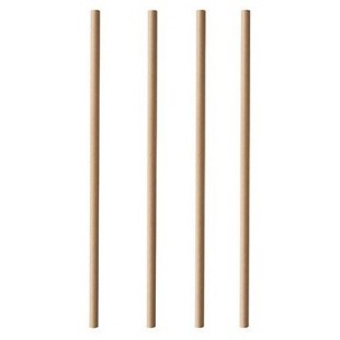 PAPSTAR Paille en papier 'pure', 200 mm, brun