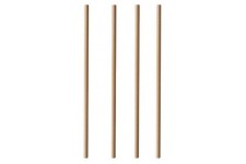 PAPSTAR Paille en papier 'pure', 200 mm, brun