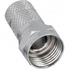 InLine® F-Plug mâle pour câble coaxial avec gaine de câble 6,5 mm 100pcs. Pack