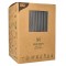 PAPSTAR Paille en papier 'pure', 250 mm, noir