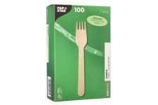 PAPSTAR Fourchette en bois 'pure', cirée, longueur: 160 mm