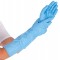 HYGOSTAR Gant nitrile EXTRA SAFE SUPERLONG, XL, bleu