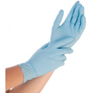 HYGOSTAR Gant nitrile CONTROL, XL, poudré, bleu