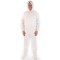 HYGOSTAR Combinaison PP avec capuche, XXL, blanc