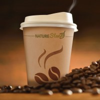 NATURE Star Gobelet à café en papier 'Mocca', 0,2 l, brun
