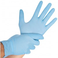 HYGOSTAR Gant d'examen SAFE VIRUS, M, bleu