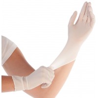 HYGOSTAR Gant synthétique ELASTIC, M, sans poudre, blanc