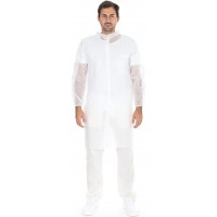 Lot de 50 : HYGOSTAR Blouse visiteur avec fermeture autoagrippante, L