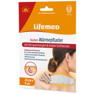 Lifemed Patch chauffant pour la nuque, 230 x 90 mm, blanc