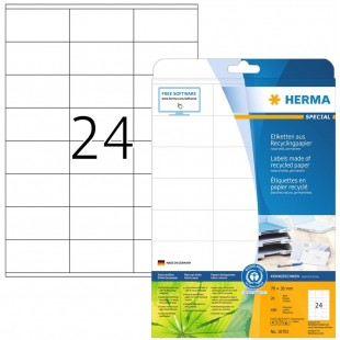 HERMA Étiquette universelle recyclée, 97 x 42,3 mm