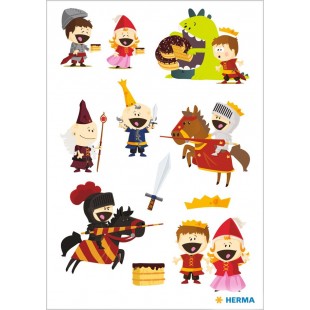 HERMA Sticker DECOR 'petits chevaliers', en papier