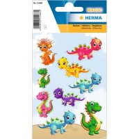 HERMA Sticker MAGIC 'Petits dinos', en film pailleté