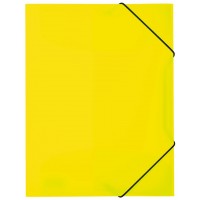 HERMA Chemise à élastiques, en PP, A4, jaune fluo