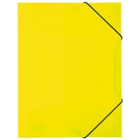 HERMA Chemise à élastiques, en PP, A3, jaune fluo