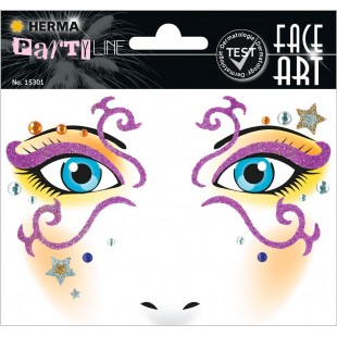 HERMA Face Art Sticker visage 'Mystère'