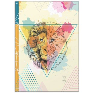 RNK Verlag Carnet de notes 'Lion', A4, 96 feuilles, uni