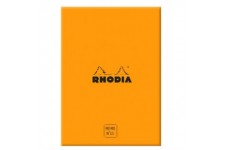 RHODIA Bloc mémo No. 11, 85 x 115 mm, quadrillé, orange