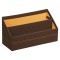 RHODIA Porte-courrier, en simili cuir, chocolat