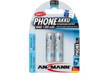 Ansmann "Phone DECT" accumulateur NiMH, Mignon (AA), 1300 mAh, 2 pcs. (5030802)