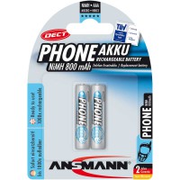 Ansmann "Phone DECT" accumulateur NiMH, Micro (AAA), 800 mAh, 2 pcs. (5035332)