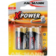 Ansmann Pile alcaline X-Power, (C), 2 pcs. pack (5015623), 7,5mAh